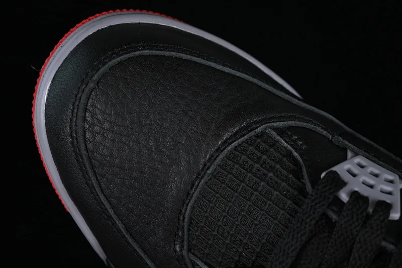 All categories Air Jordan Jordan series basketball shoes Air Jordan 4 foreign trade version Air Jordan 4 Retro "Bred Reimagined" AJ4 Joe 4 black red FV5029-006